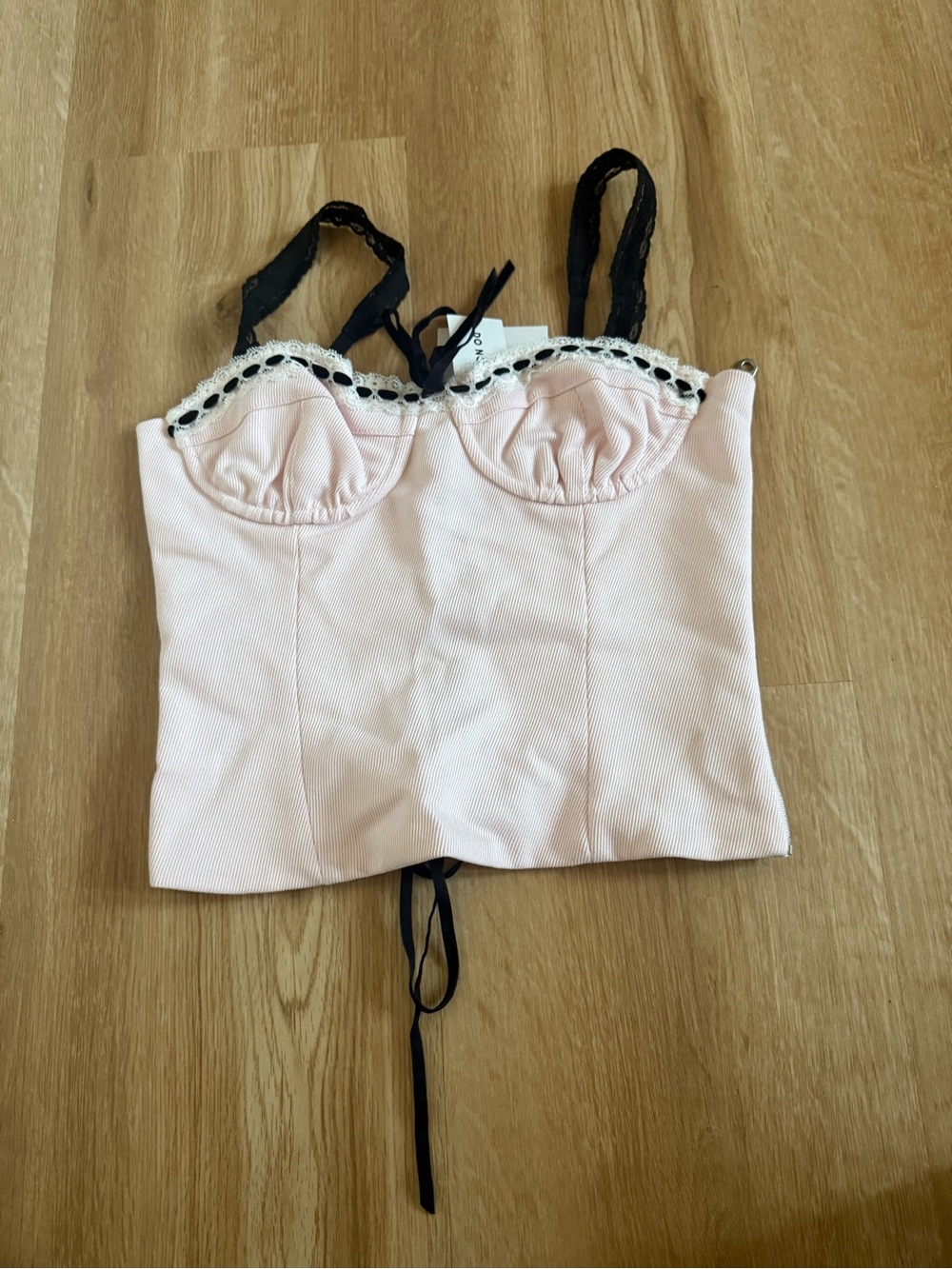 With Jean RYDER TOP | BABY PINK